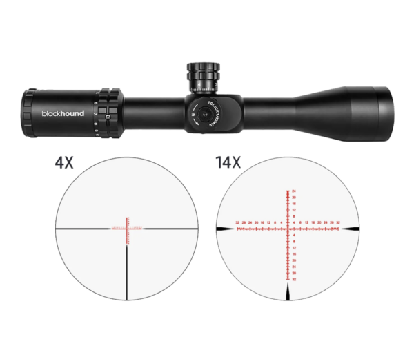 BLACKHOUND GENESIS 4-14X44MM 30MM FFP SCOPE